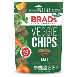 Brad's Plant Based Organic Veggie Chips, Kale, 3 OZ