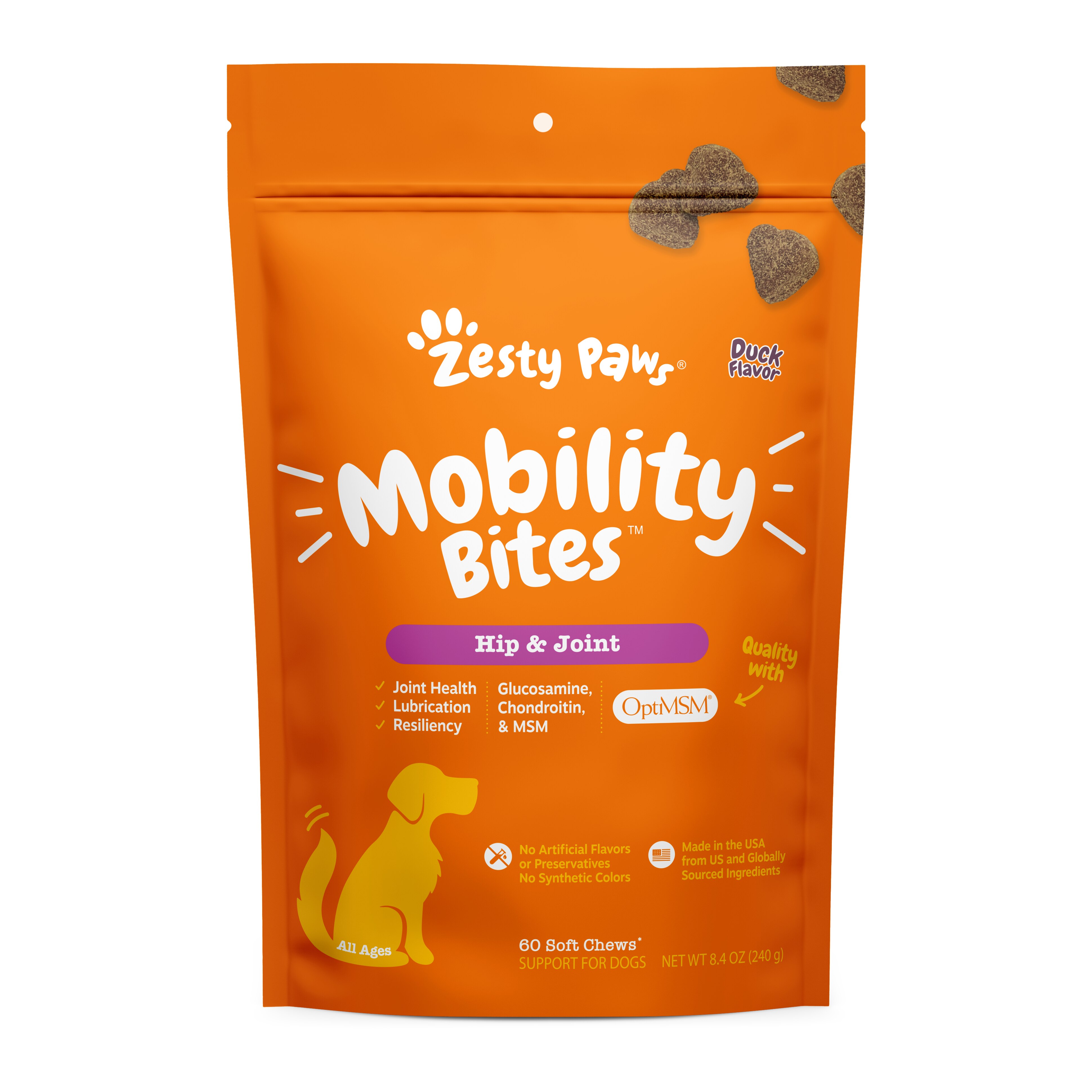 Zesty Paws Mobility Bites, Duck, 60 Ct , CVS