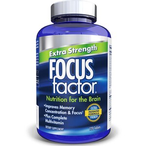 Focus Factor Extra Strength Nutrition for the Brain Plus Multivitamin Tablets, 120 CT