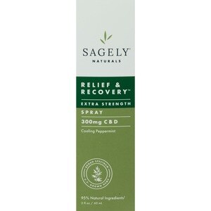 Sagely Naturals Extra Strength Relief & Recovery Spray, 300mg - State Restrictions Apply
