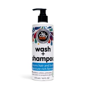 SoCozy Kids Wash & Shampoo with Pump, 16 OZ