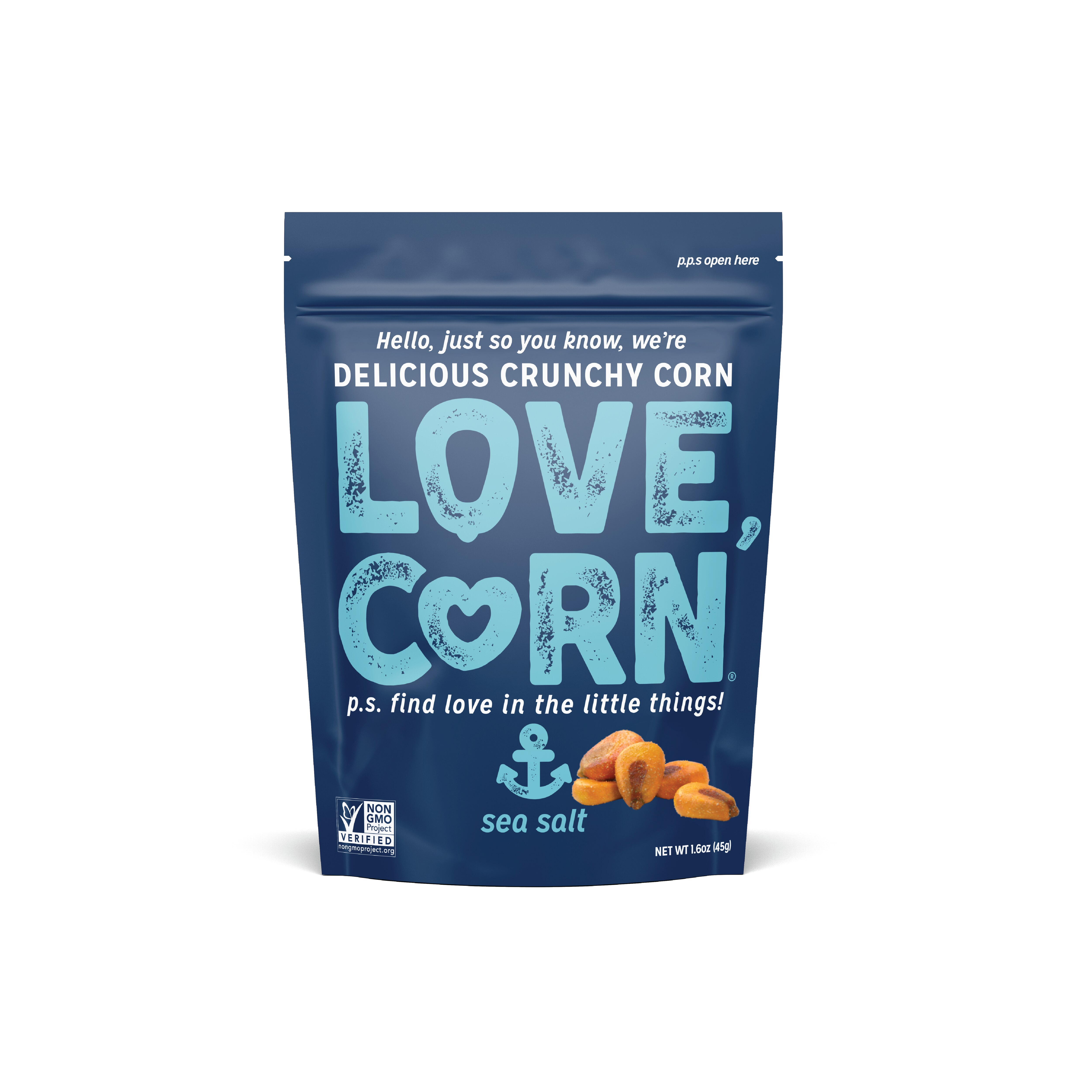 Love Corn Sea Salt Delicious Crunchy Corn, 1.6 Oz , CVS