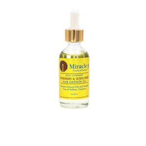 Miracle 9 Rosemary & Sunflower Hair Growth Oil, 2 OZ