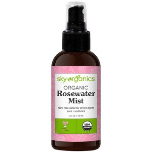 Sky Organics Rosewater Facial Mist Hydrating Toner, 4 OZ