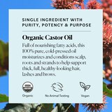 Sky Organics Organic Castor Oil Eyelash Serum, 1 OZ, thumbnail image 5 of 9