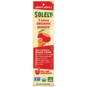 Solely Mango Fruit Jerky, 0.8 OZ
