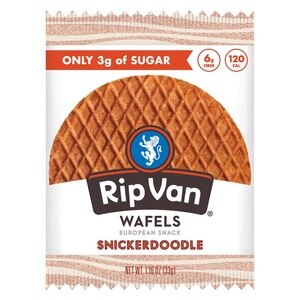 Rip Van Wafels European Snack Stroopwafel, Snickerdoodle, 1.16 Oz , CVS