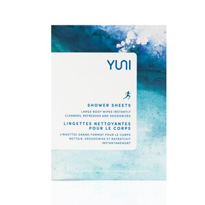 YUNI Peppermint Shower Sheets, 12CT