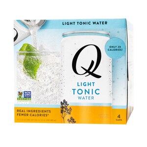 Q Light Tonic Water, 7.5 OZ, 4 CT 