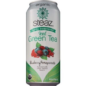 Steaz Iced Green Tea, Blueberry Pomegranate, 16 Oz , CVS