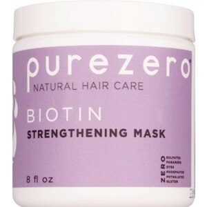 Pure Zero - Mascarilla reforzadora con biotina, 8 oz