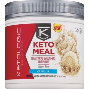  Ketologic Keto Meal Replacement Powder 13 OZ 