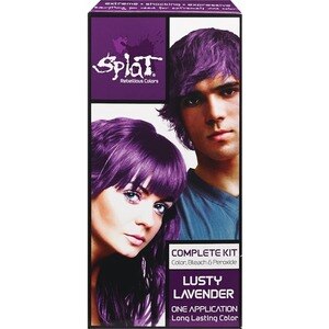 Splat Complete Semi-Permanent Hair Color Kit With Bleach, Luscious Lavender , CVS