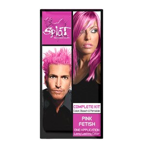Splat Complete Semi-Permanent Hair Color Kit With Bleach, Pink Fetish - 1 , CVS