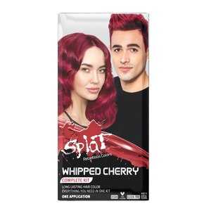 Splat Complete Semi-Permanent Hair Color Kit With Bleach, Whipped Cherry - 1 , CVS