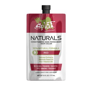 Splat Naturals Semi Permanent Hair Color, Red - 6 Oz , CVS