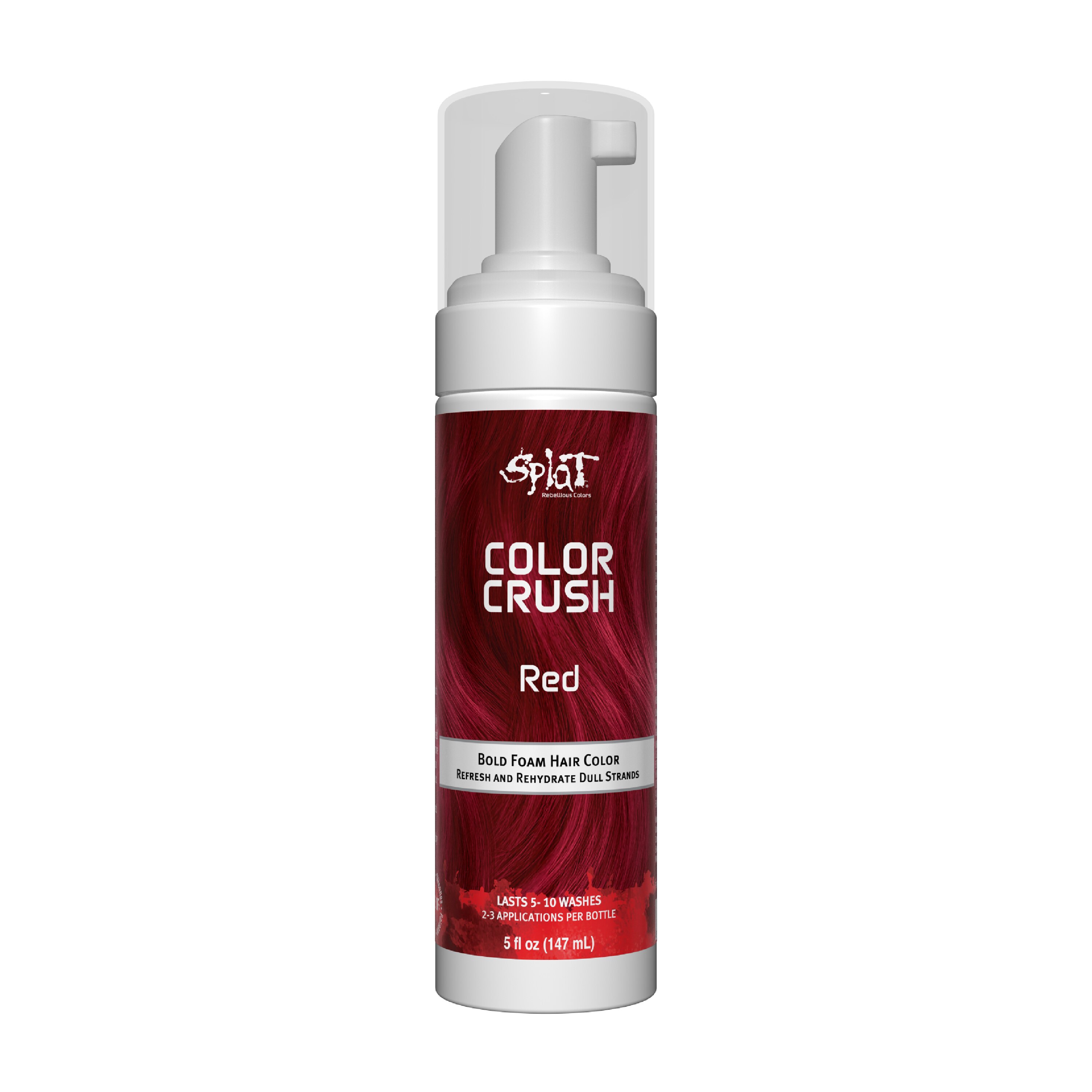Splat Color Crush Bold Foam Hair Color, Red - 5 Oz , CVS