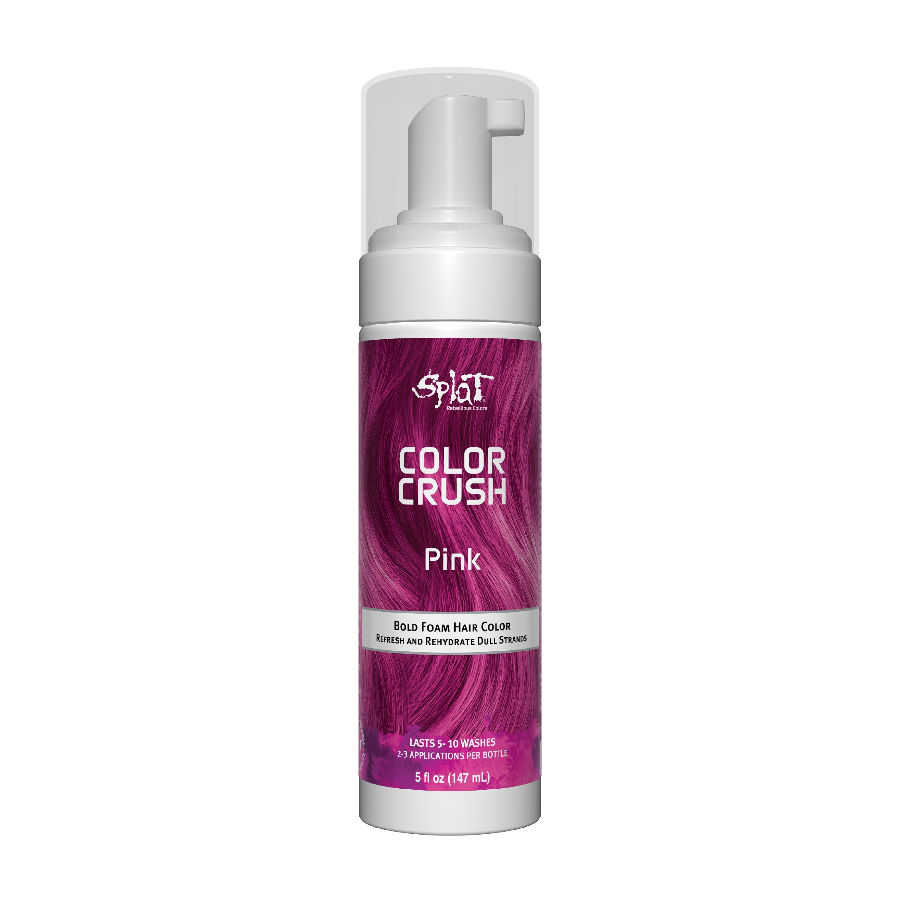 Splat Color Crush Bold Foam Hair Color, Pink - 5 Oz , CVS