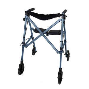 Stander Able Life Space Saver Rollator, Cobalt Blue , CVS