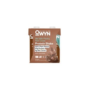OWYN Protein 100% Plant-Based Drink, Dark Chocolate, 20 G, 4 ct - 11.14 oz | CVS