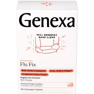 Genexa Flu Fix Chewable Tablets, Organic Acai Berry, 60 CT