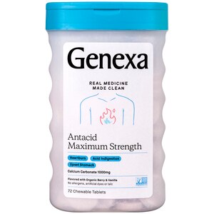Genexa Antacid Maximum Strength, 72 CT