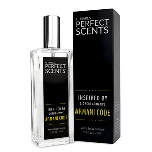 Perfect Scents Fragrances - Colonia en spray para hombres, Impression of Armani Code by Giorgio Armani