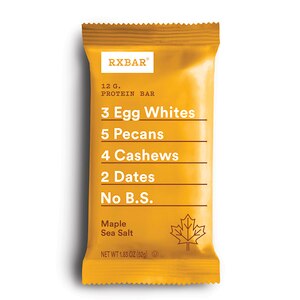 RXBAR Whole Food Protein Bar, Maple Sea Salt, 12g Protein, 1.83 Oz Bar , CVS