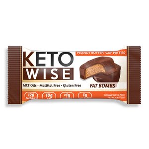 Ketowise Peanut Butter Cup Patties Fat Bombs, 1.20 OZ