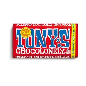 Tony's Chocolonely Milk Chocolate 32% Bar, 6.35 OZ