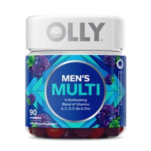 Olly The Perfect Men's Multivitamin 90CT, Blackberry Blitz