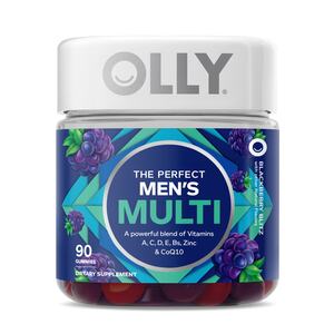 Olly The Perfect Men's Multi - Suplemento vitamínico para hombres, 90 u., Blackberry Blitz
