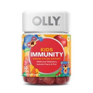 Olly Kids Mighty Immunity Gummies Cherry Berry, 50CT
