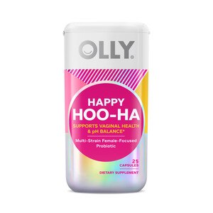 OLLY Happy Hoo-Ha, Women's Probiotic Capsule Supplement, 30 Ct - 25 Ct , CVS