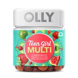 OLLY Teen Girl Multivitamin Gummies, Berry Melon, 70 CT, thumbnail image 1 of 6