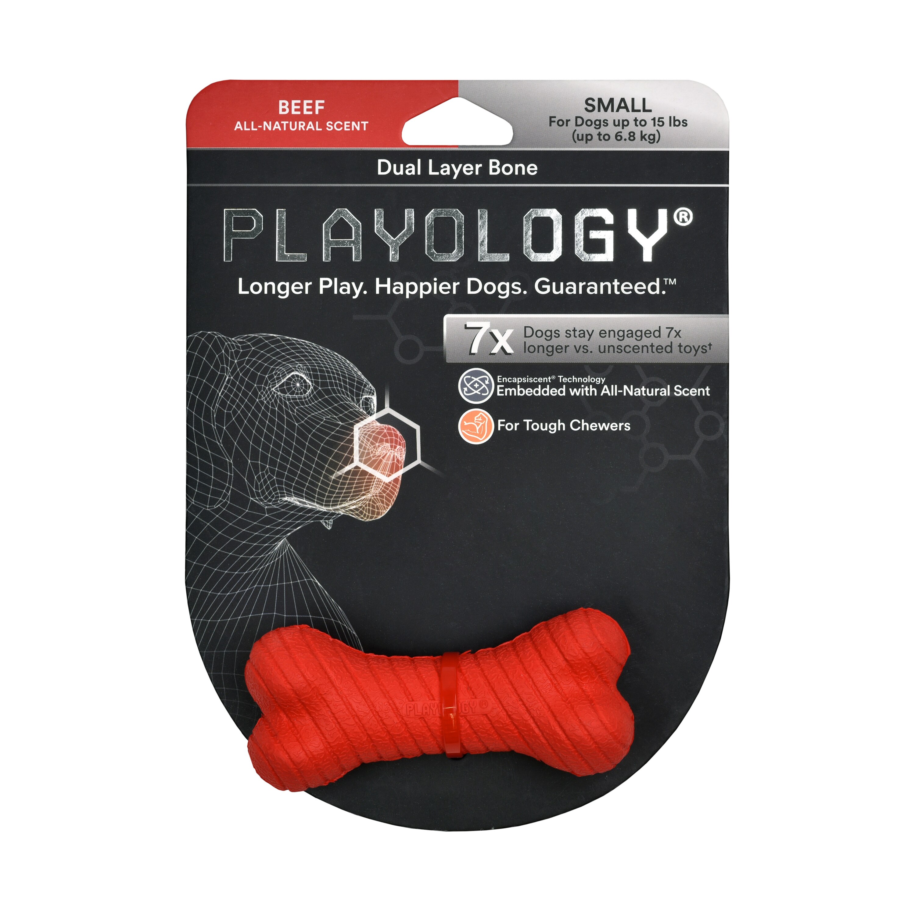 Playology Dual Layer Bone, Beef, Small , CVS