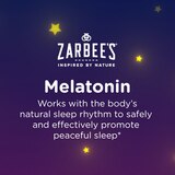 Zarbee's Naturals Children's Sleep with Melatonin Chewable Tablets, Grape, 50 CT, thumbnail image 4 of 9