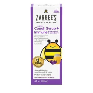 Zarbee's Naturals Children's Complete Daytime Cough Syrup* + Immune, Berry, 4 oz.