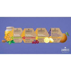Zarbee S Naturals 96 Honey Cough Soothers Mucus With Ivy Leaf Extract Lemon Menthol 14 Count Cvs Pharmacy