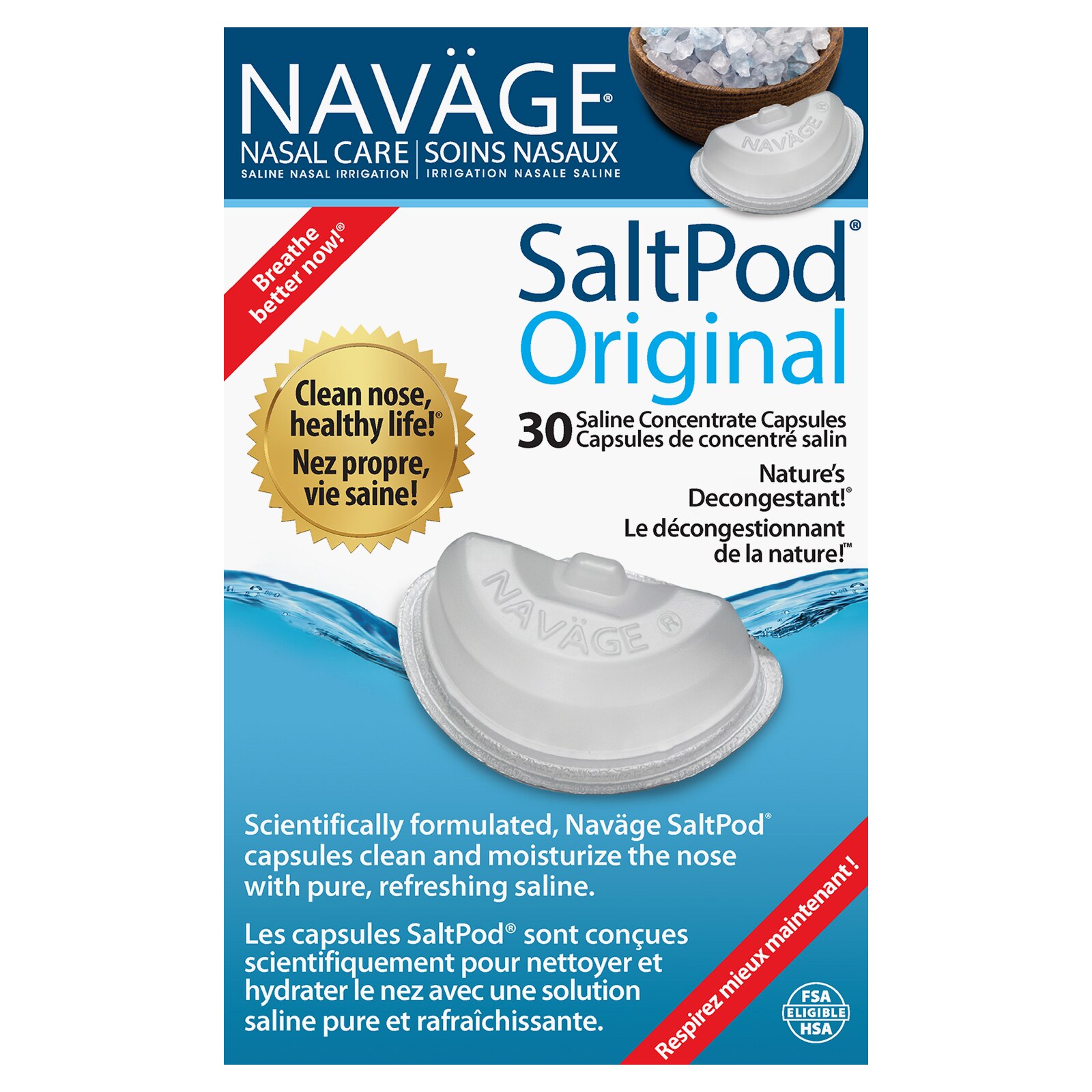 Navage Nasal Care SaltPod, Original, 30 Ct , CVS