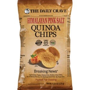 The Daily Crave Himalayan Pink Salt Quinoa Chips, 4.25 OZ