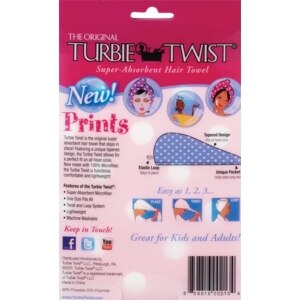 Turbie Twist Microfiber Print Hair Towel Turbie Twist Microfiber Print Hair Towel