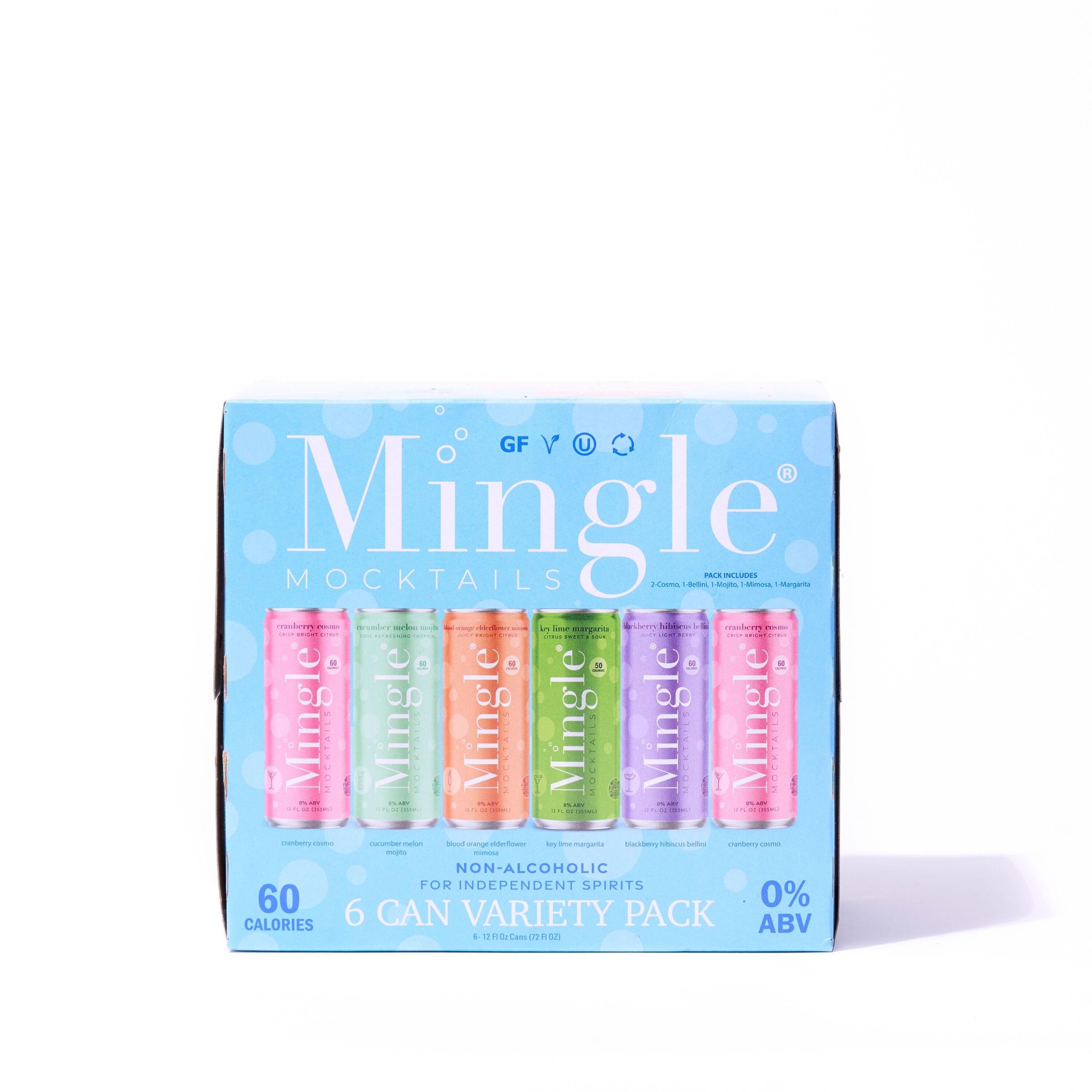 Mingle Mocktails Summer Variety Pack, 6 Ct, Cans, 72 Oz - 12 Oz , CVS