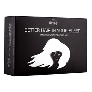 SHINE By Night: Better Hair In Your Sleep Satin Beauty Pillowcase , CVS