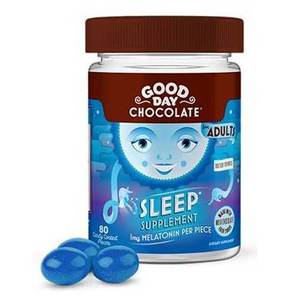 Good Day - Suplemento para dormir, adultos, Chocolate, 80 u.