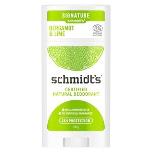 Schmidt's Natural Deodorant Stick - Bergamot & Lime, 2.65 OZ