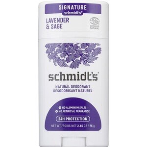 Schmidt's Natural's Lavender + Sage Deodorant, 2.65 OZ