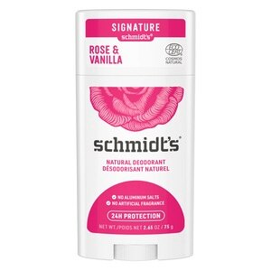 Schmidt's Natural's Rose + Vanilla Deodorant, 2.65 OZ