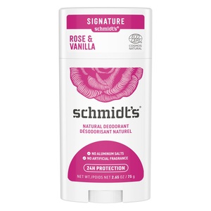 Schmidt's Natural Deodorant Stick - Rose & Vanilla, 2.65 OZ