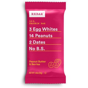 RXBAR Protein Bar, Peanut Butter & Berries, 1.83 OZ